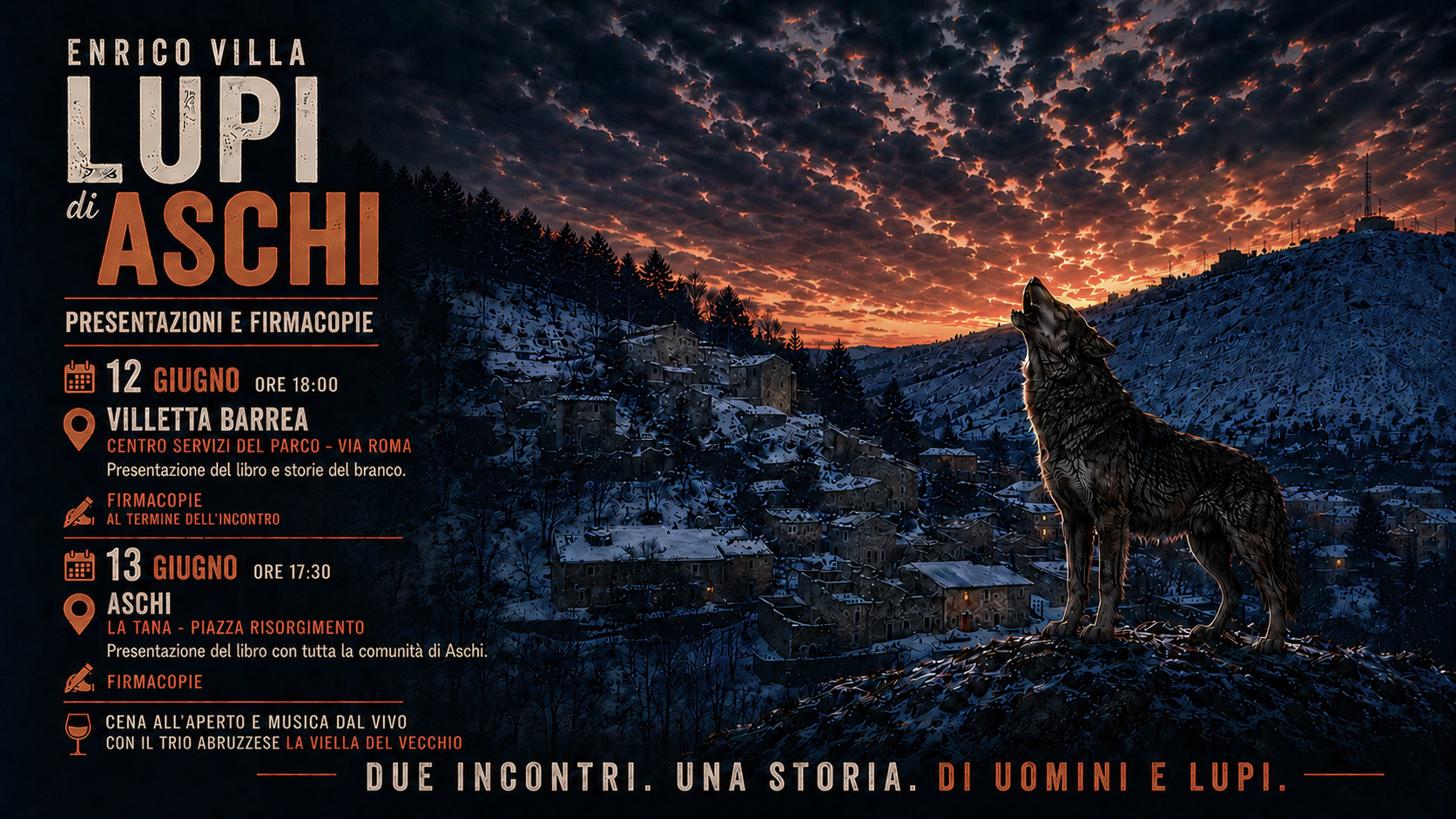 Presentazioni e firmacopie – giugno 2026